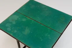 Pamono Lacquered Occasional Card Table, 1890s><noscript><img width=