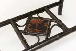 Pamono Lacquered Occasional Card Table, 1890s><noscript><img width=