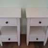 Best Pamono Lacquered Wooden Bedside Tables, Set of 2