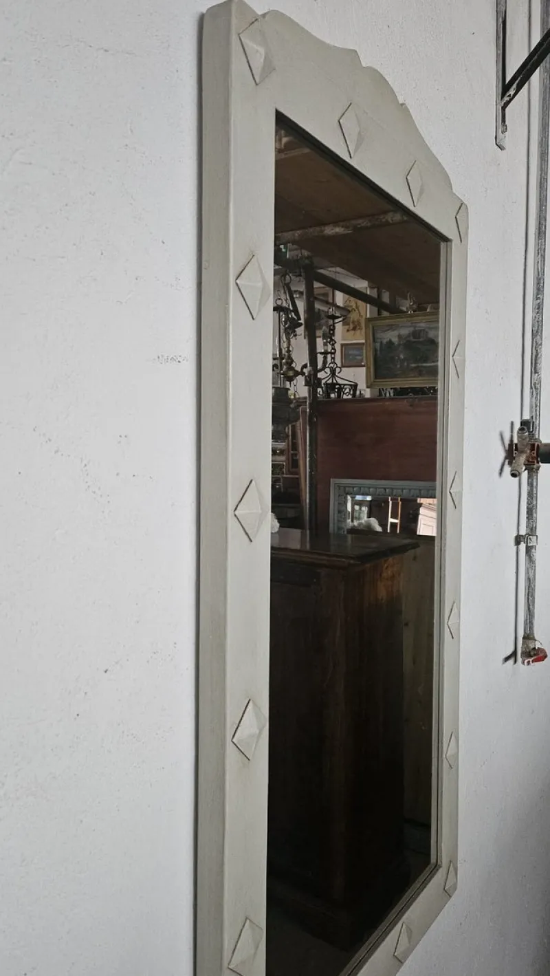 Outlet Pamono Lacquered Wooden Mirror