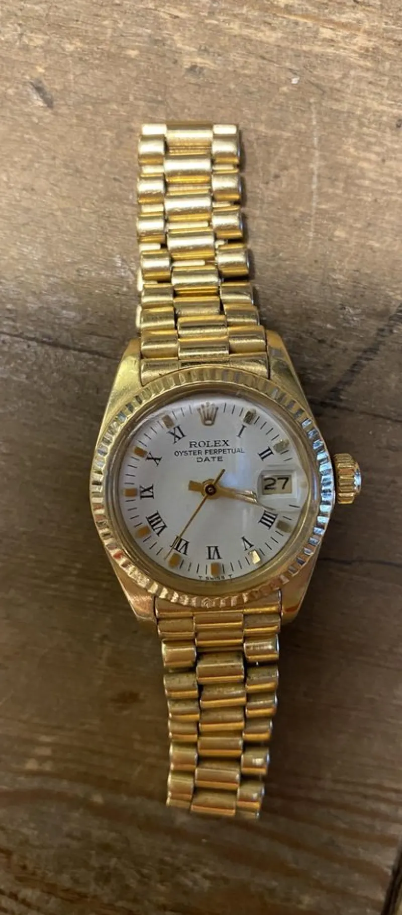 Pamono Ladies Rolex with Presidential Band> Watches