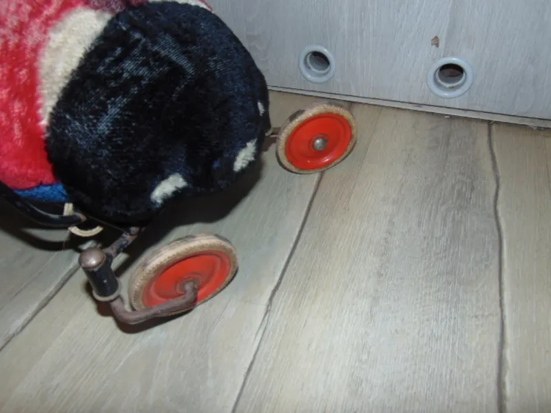 Pamono Ladybug Childrens Chair on Wheels from Steiff, 1960s> Children's Chairs