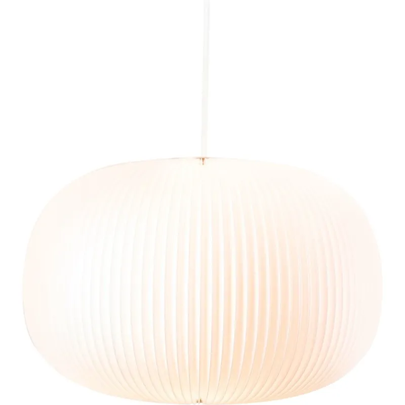 Pamono Lamella Pendant in White Plastic by Takagi & Homstvedt for Le Klint> Ceiling Lights