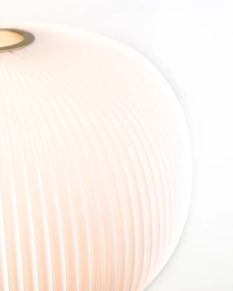 Pamono Lamella Pendant in White Plastic by Takagi & Homstvedt for Le Klint> Ceiling Lights