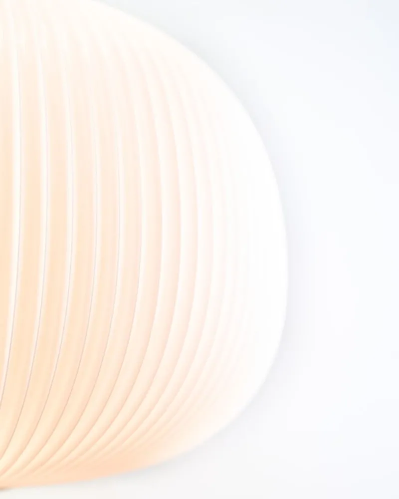 Pamono Lamella Pendant in White Plastic by Takagi & Homstvedt for Le Klint> Ceiling Lights