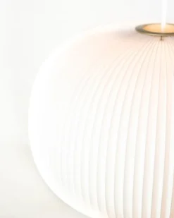 Pamono Lamella Pendant in White Plastic by Takagi & Homstvedt for Le Klint><noscript><img width=