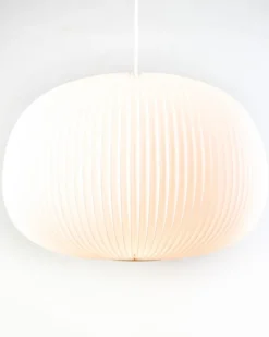 Pamono Lamella Pendant in White Plastic by Takagi & Homstvedt for Le Klint><noscript><img width=