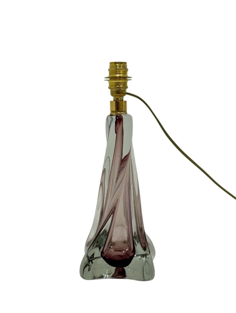 Pamono Lamp from Val Saint Lambert, 1940s> Table Lamps