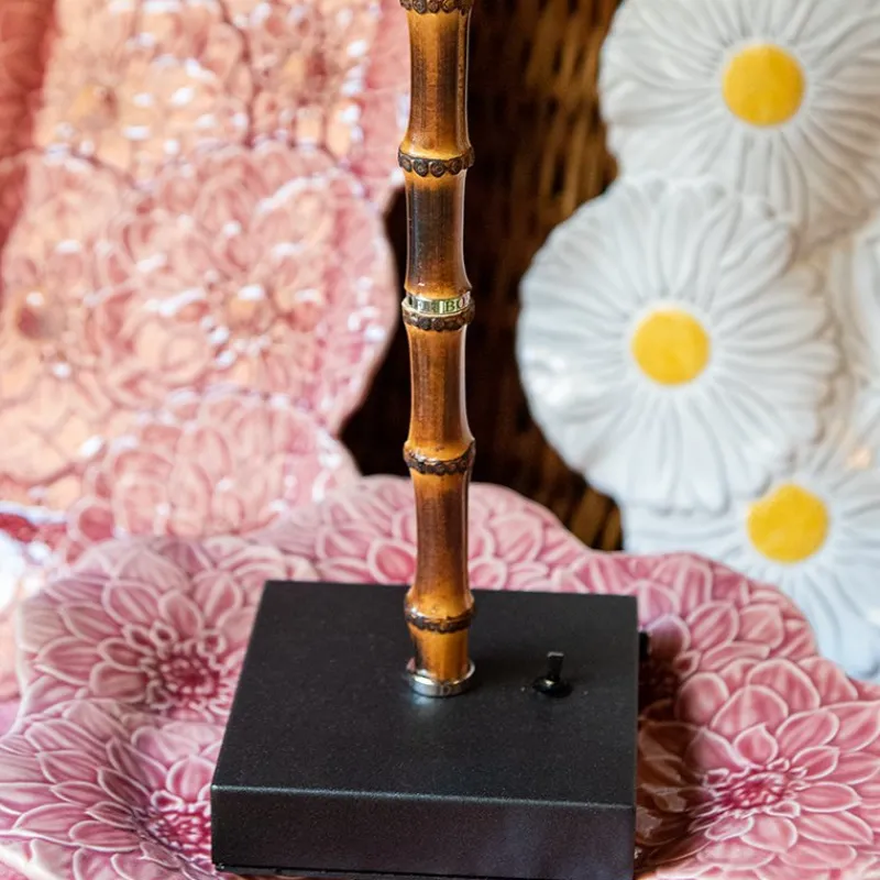 Pamono Lamp in Bamboo with Black Finish and Charger from Isander Borges> Table Lamps