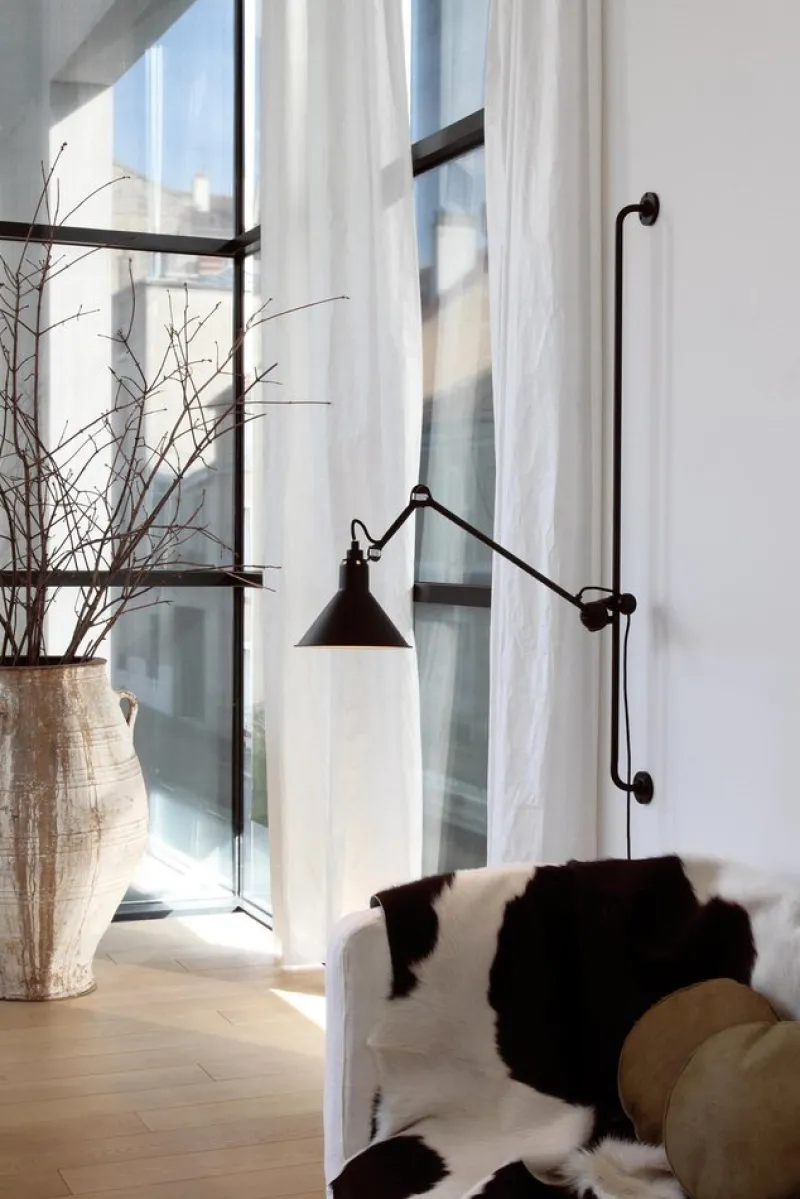New Pamono Lampe Gras N° 214 Wall Lamp by Bernard-Albin Gras