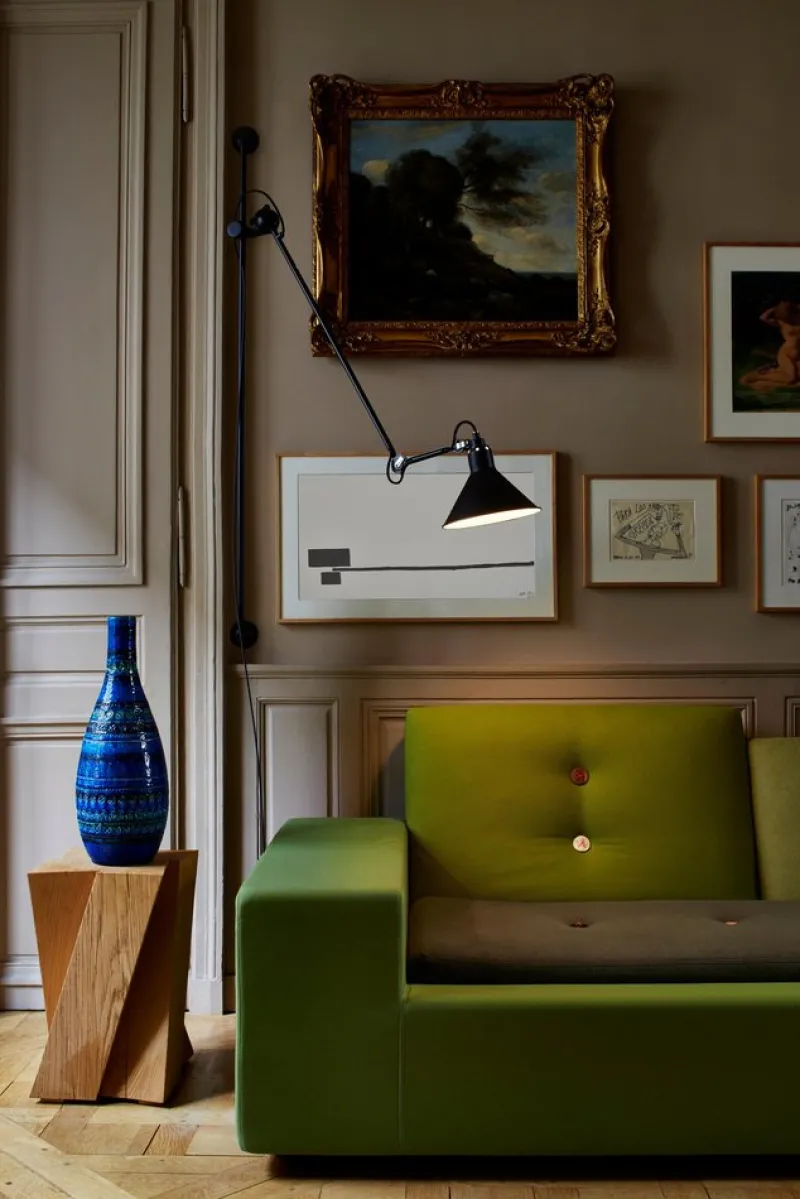 New Pamono Lampe Gras N° 214 Wall Lamp by Bernard-Albin Gras