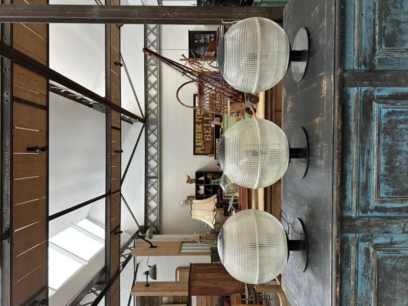 Pamono Lamps from Holophane, 1970s, Set of 3> Ceiling Lights