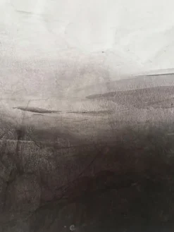 Pamono Landscape Bw Original Drawing, Contemporary Abstract Art by Marilina Marchica> Minimalist