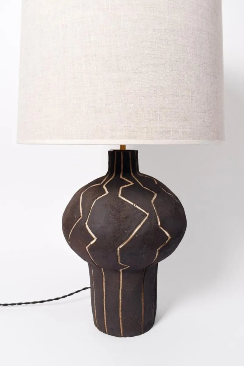 Pamono Lanzarote Black and White Lamp by Barracuda Interiors> Table Lamps