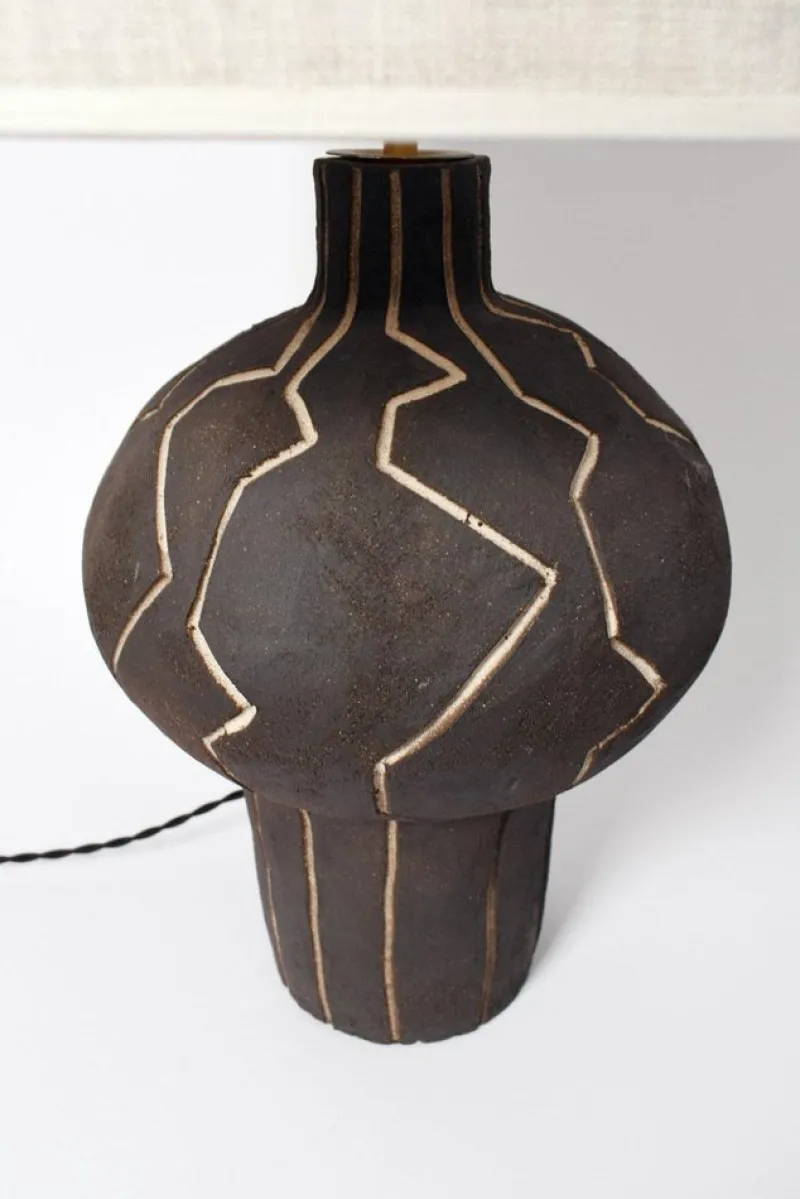 Pamono Lanzarote Black and White Lamp by Barracuda Interiors> Table Lamps