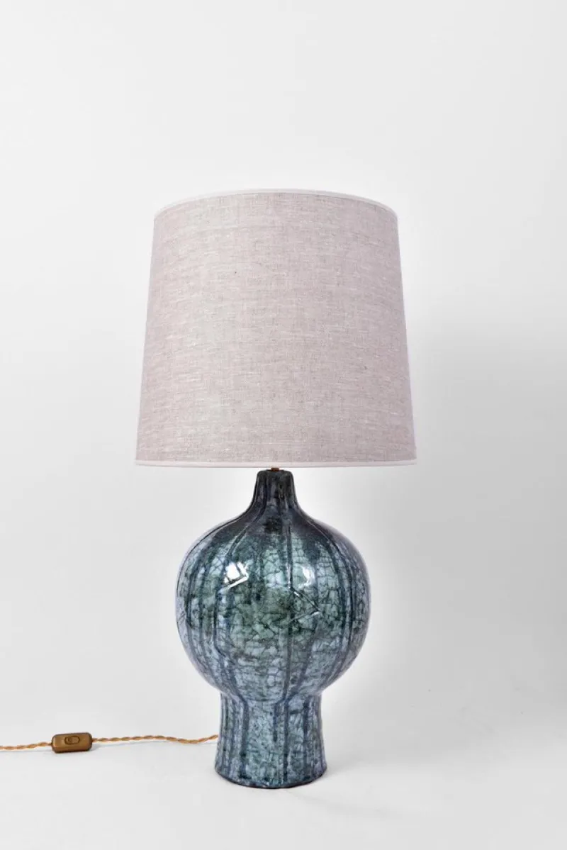 Pamono Lanzarote Green and Light Blue Lamp by Barracuda Interiors> Table Lamps