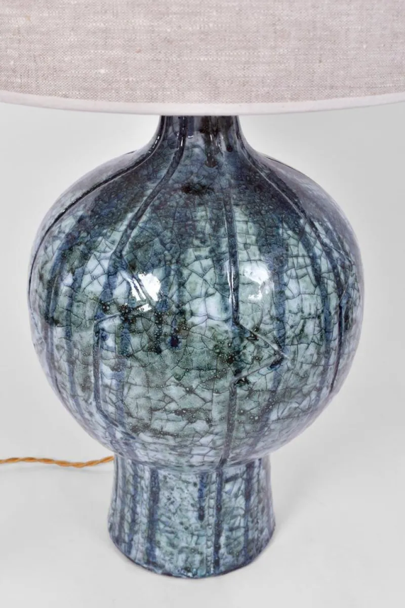 Pamono Lanzarote Green and Light Blue Lamp by Barracuda Interiors> Table Lamps