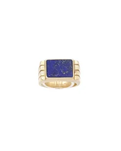 Pamono Lapis Lazuli Tank Ring> Rings