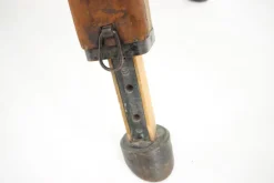 Pamono Large Adjustable Gymnastic Leather Pommel Horse, 1950s><noscript><img width=