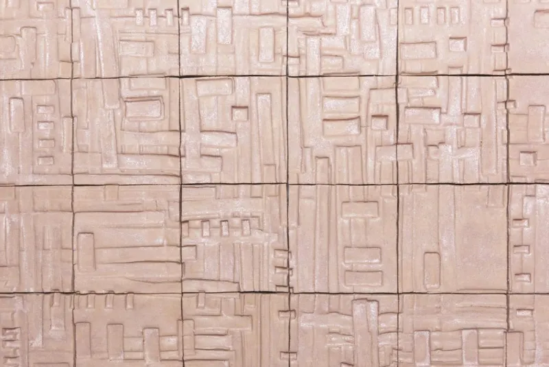 Discount Pamono Large American Ceramic Mural by Stan Bitters, 2017