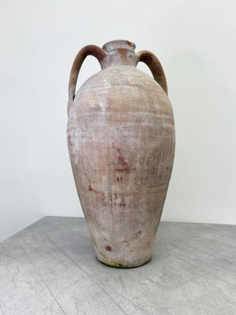 Sale Pamono Large Antique Amphora with Swirl Pattern