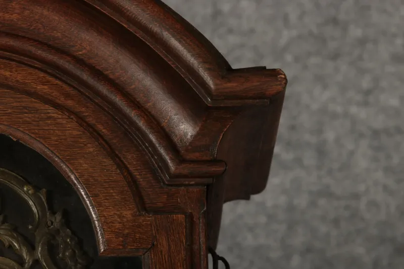 Pamono Large Antique Baroque Grandfather Clock in Oak, 1750