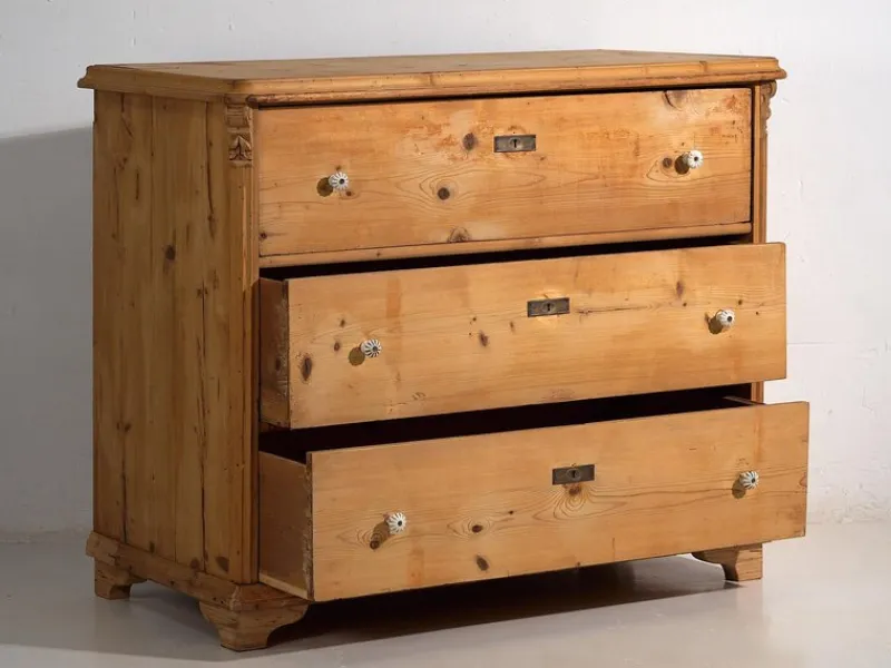 Pamono Large Antique Chest of Drawers, 1920s> Dressers, Commodes & Chests