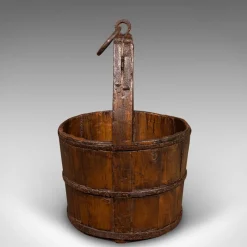 Pamono Large Antique Country Garden Well Bucket, 1800><noscript><img width=
