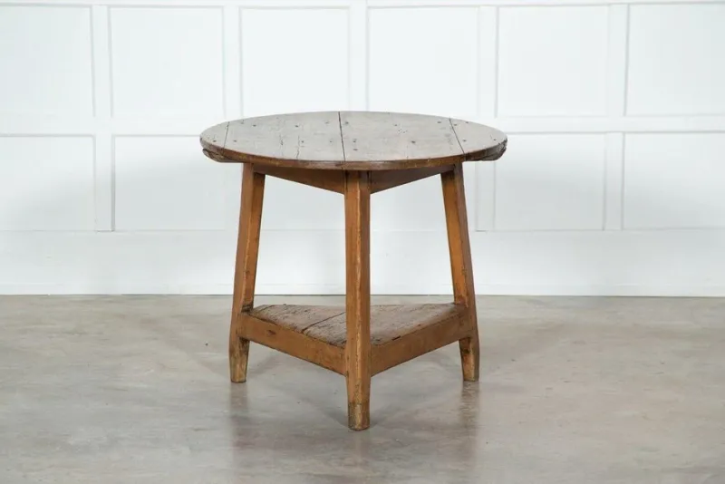 Pamono Large Antique English Cricket Table, 1780> Game Tables