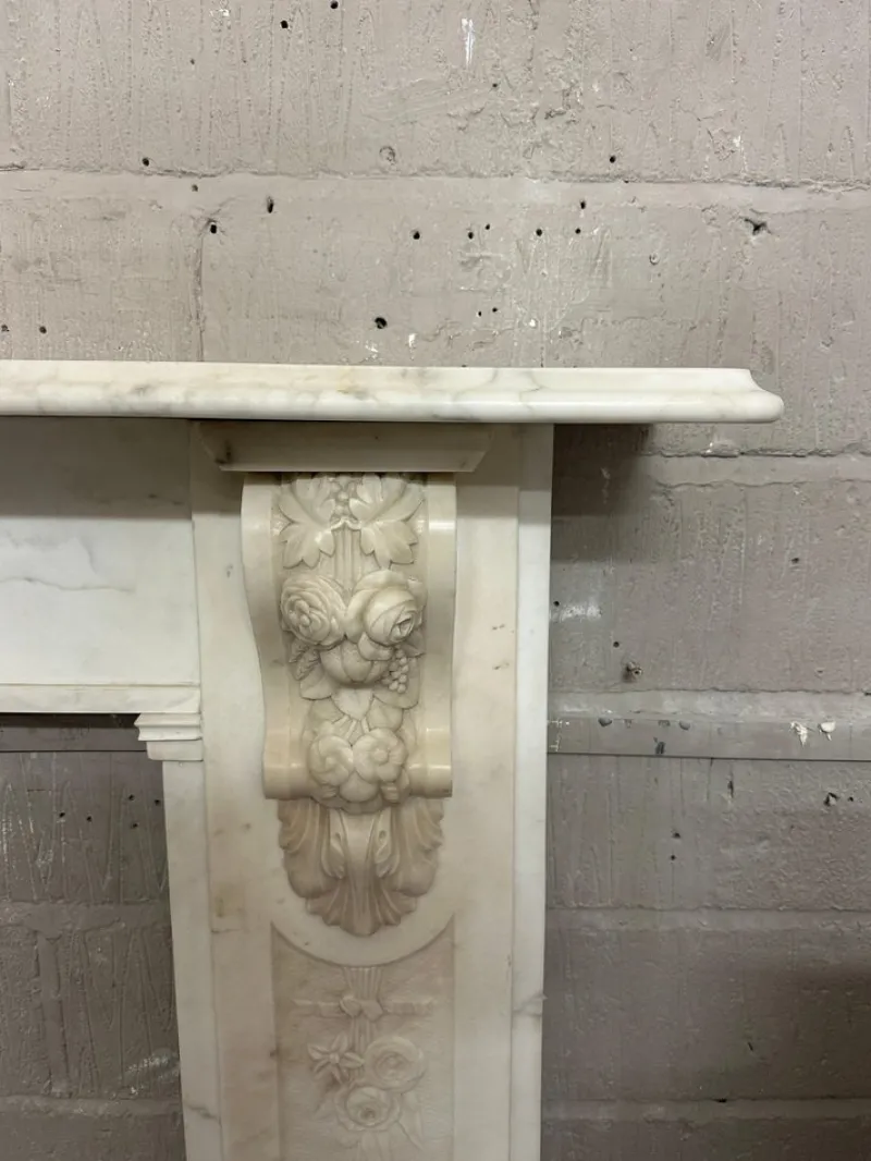 New Pamono Large Antique English Fireplace, 1860