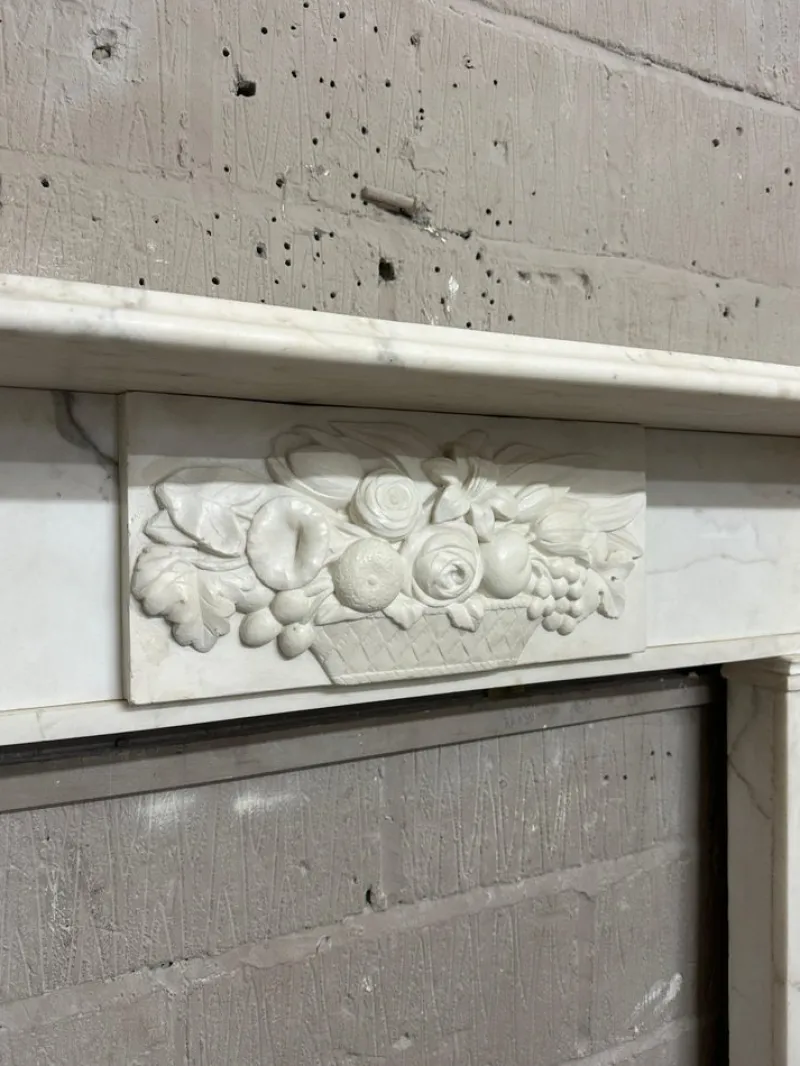 New Pamono Large Antique English Fireplace, 1860