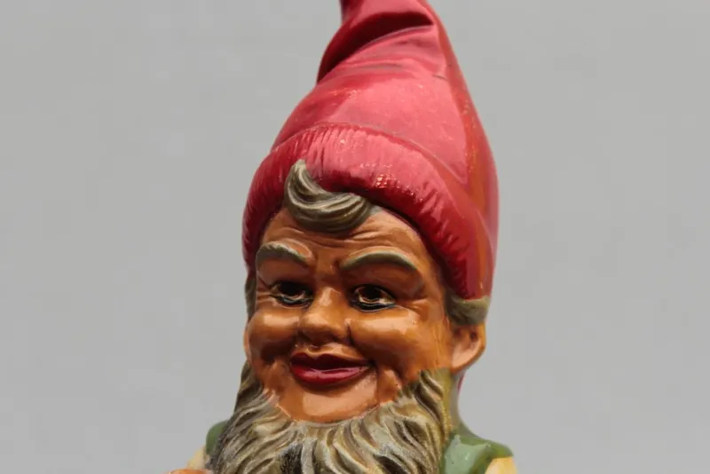 Outlet Pamono Large Antique Garden Gnome from Heissner, 1930