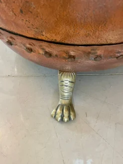 Discount Pamono Large Antique George III Copper and Brass Log Bin, 1800