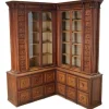 Pamono Large Antique German Pitch Pine Corner Apothecary Cabinet, 1900s> Cabinets & Wardrobes