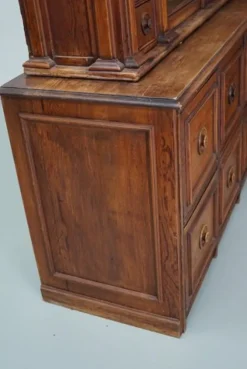 Pamono Large Antique German Pitch Pine Corner Apothecary Cabinet, 1900s><noscript><img width=