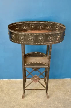 Pamono Large Antique Metal Planter><noscript><img width=