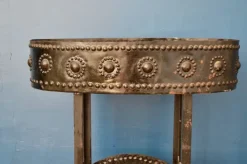 Pamono Large Antique Metal Planter><noscript><img width=