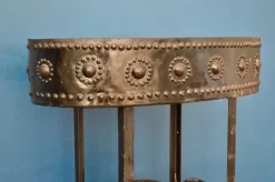 Pamono Large Antique Metal Planter><noscript><img width=