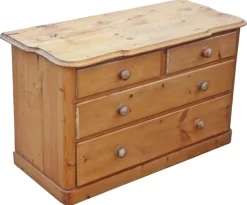 New Pamono Large Antique Pine Chest of Drawers, 1800s