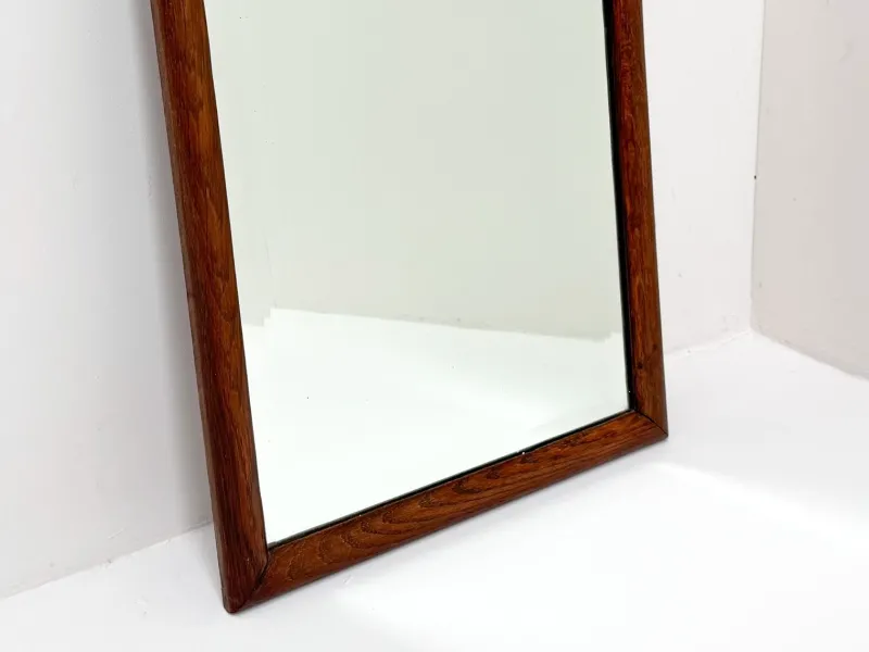Pamono Large Antique Scalloped Wood Framed Mirror> Mirrors