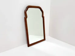 Pamono Large Antique Scalloped Wood Framed Mirror><noscript><img width=