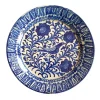 Pamono Large Antique Spanish Fajalauza Pottery Hand-Painted Bowl> Bowls