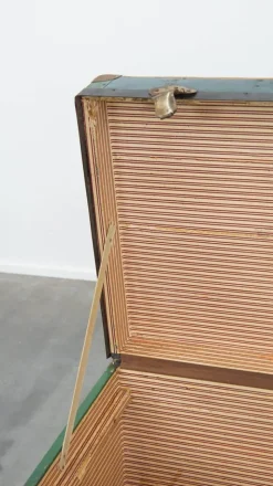 Discount Pamono Large Antique Travel Chest with Handles, Early 1900s