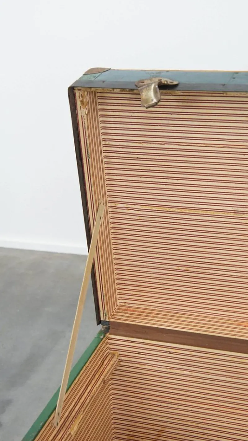 Discount Pamono Large Antique Travel Chest with Handles, Early 1900s