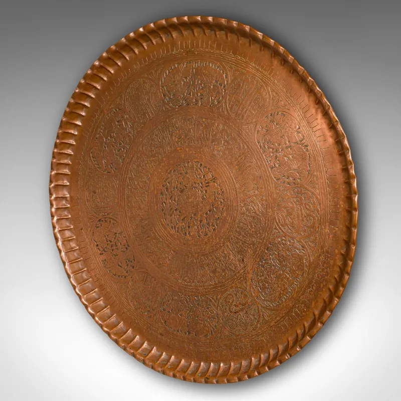 Pamono Large Antique Tray, 1850> Trays