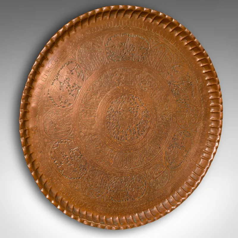 Pamono Large Antique Tray, 1850> Trays