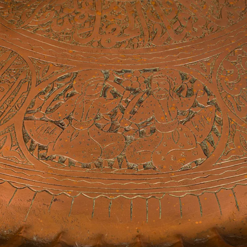Pamono Large Antique Tray, 1850> Trays