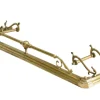 Pamono Large Antique Victorian Art Nouveau Brass Fireplace Fender> Fireplaces And Mantels