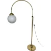 Pamono Large Art Deco Brass Floor Lamp, 1930s