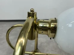 Pamono Large Art Deco Brass Wall Lamp, 1930s><noscript><img width=